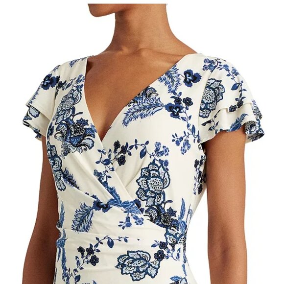 Ralph Lauren Flower Jersey Dress - Picture 3 of 14